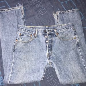Levi button fly jeans
